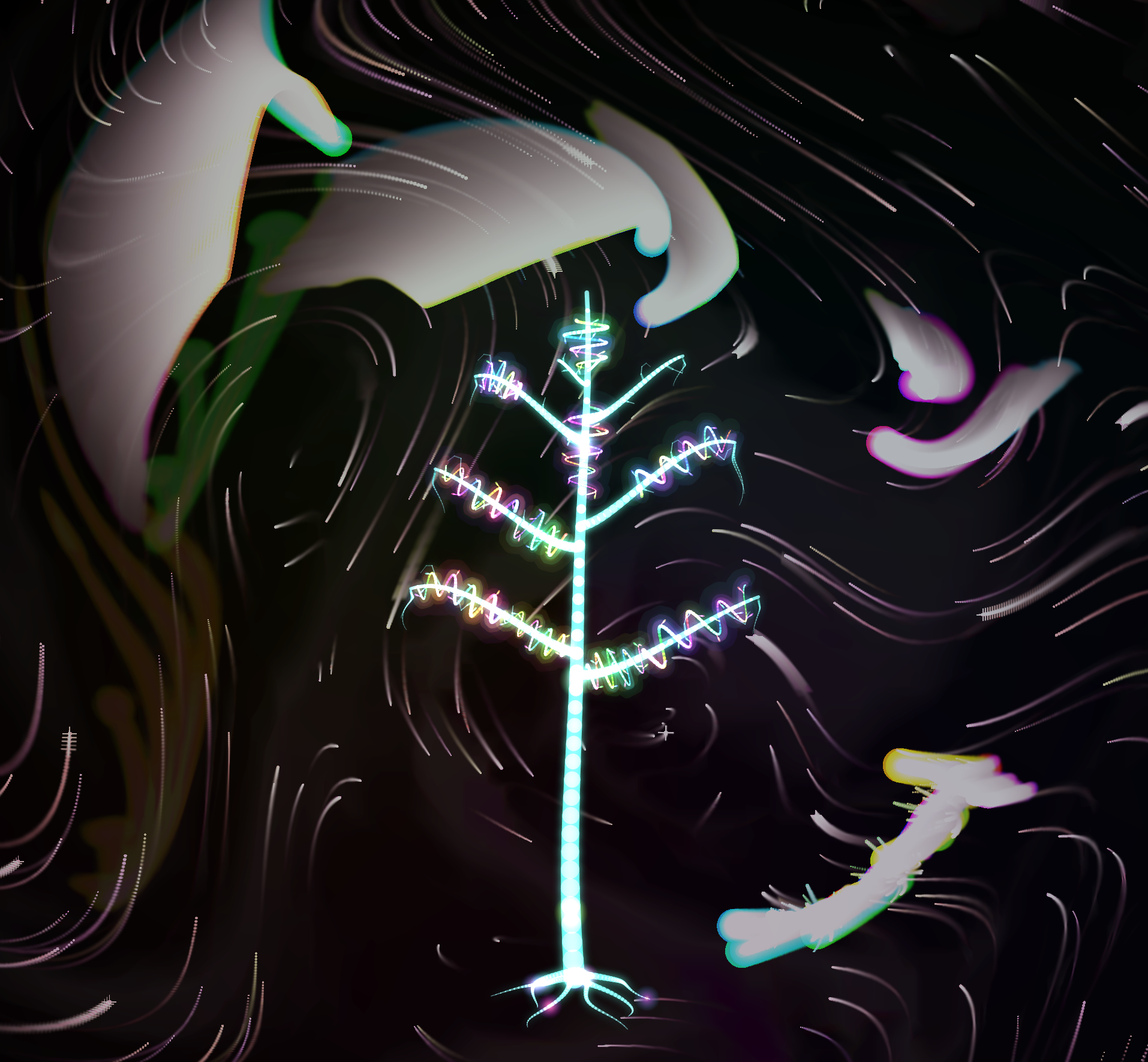 Colourful Yggdrasil