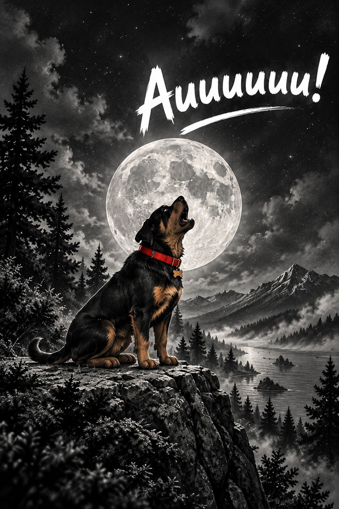 Tjueén hundeminutter, panel 2