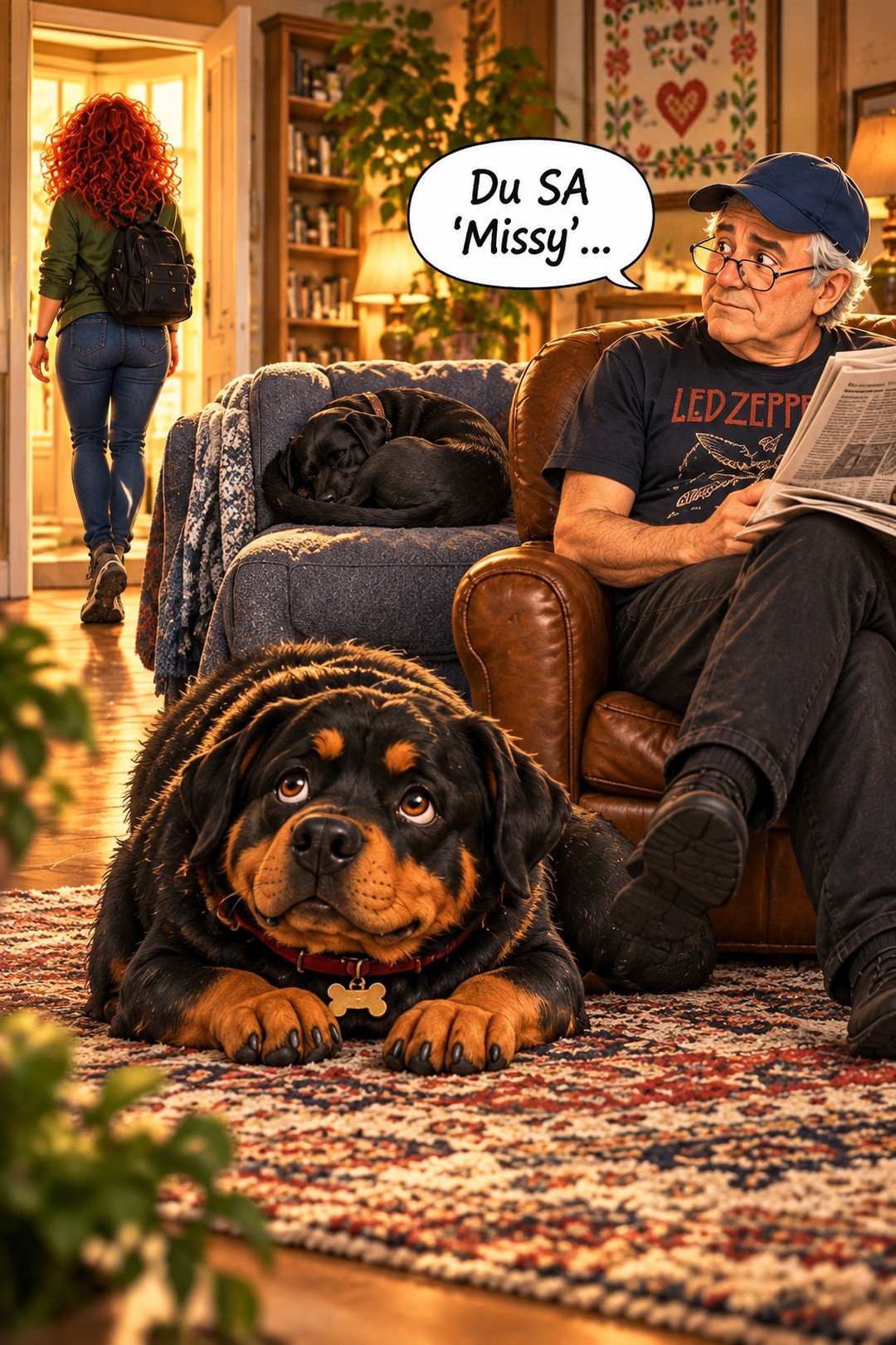 Bare én hund, panel 4