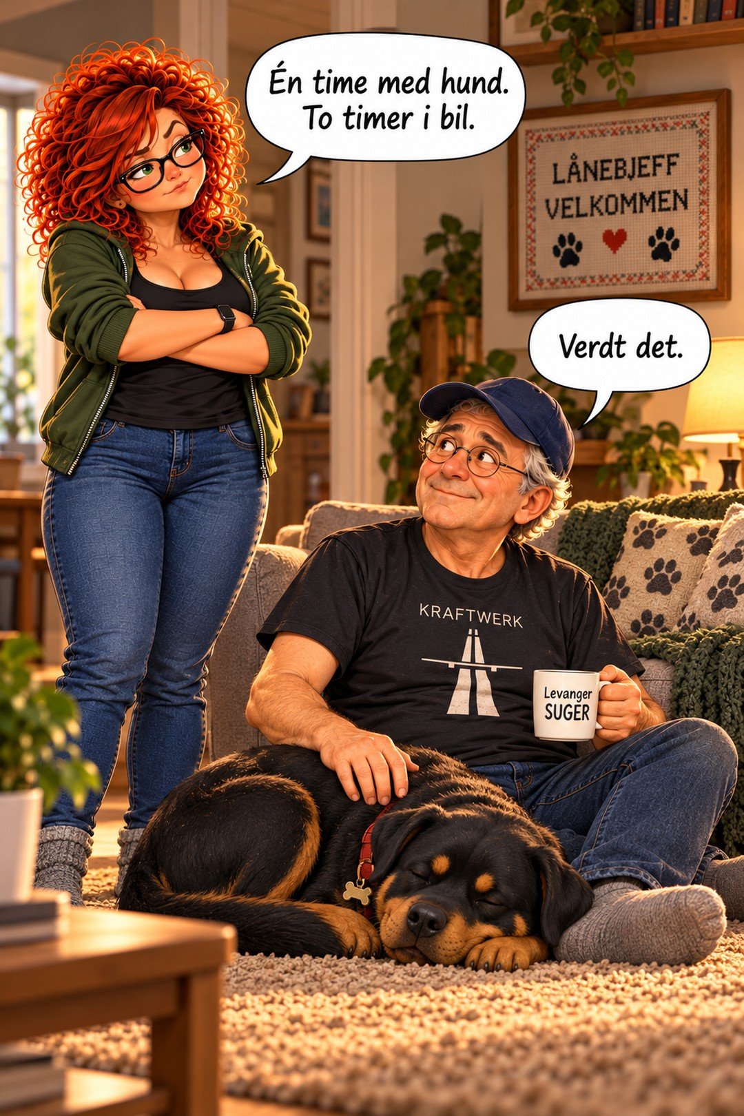 Lånebjeff, panel 4